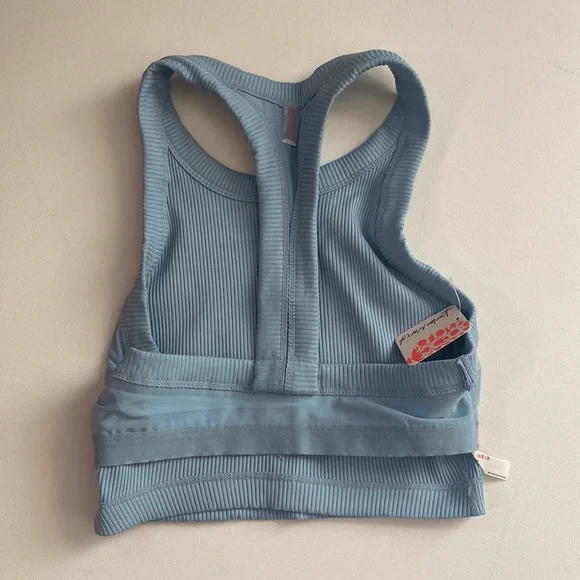 Free People Game Time Cami. Teal grey. Size small. New with Tags - Picture 4 of 9